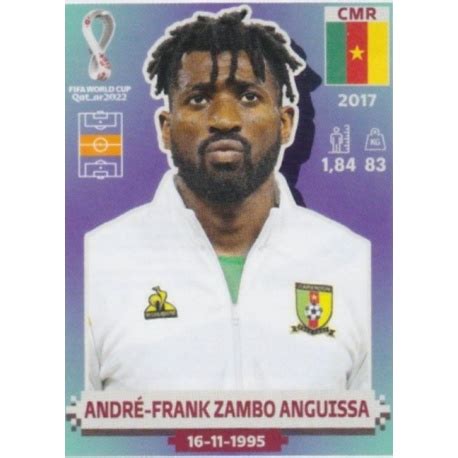 Sale Cards André-Frank Zambo Anguissa Cameroon Panini World Cup 2022 Qatar