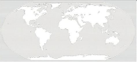 World Map ASCII by xilefakamot Ascii, Little Island, World Map, Deviantart, Home Decor Decals