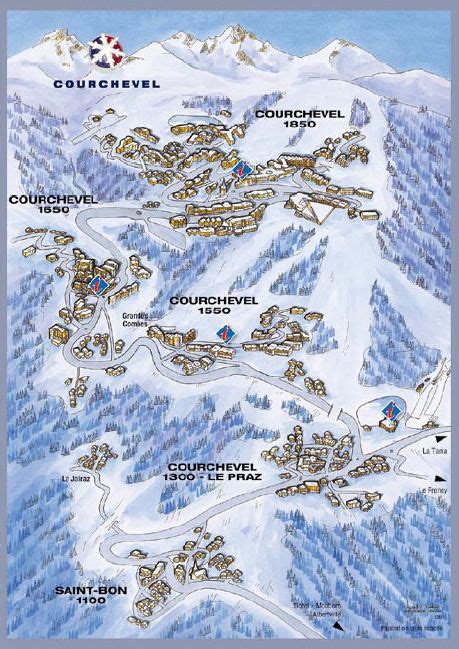 Map of Courchevel Snowboarding, Skiing, Ski Trips, Getaway Style, Snow ...