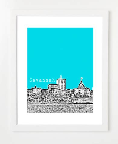 Georgia Art Prints and Skyline Posters | BirdAve