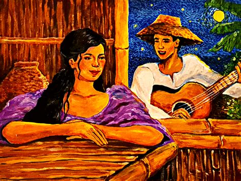 Harana, Philippine Traditional Courtship Serenade Greeting Card by The Best of Philippine Arts ...