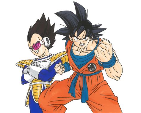 Goku and Vegeta by Ocraxhaydon on DeviantArt