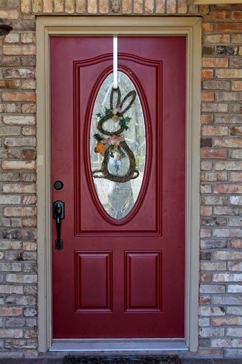 black shutters red door brick house - Google Search | Brick exterior ...