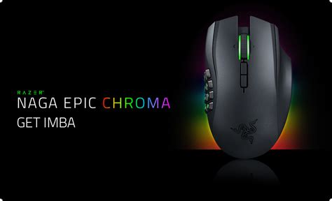 Razer Naga Epic Chroma Gaming Mouse - Customizable Chroma Lighting