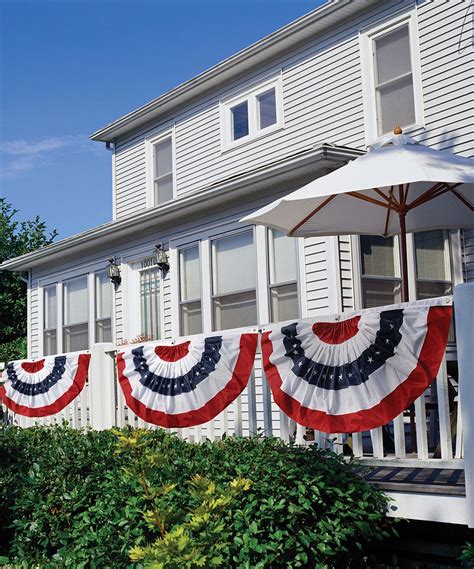 Americana Bunting | Patriotic bunting, American flag bunting, Outdoor decor