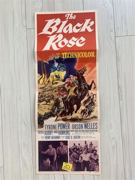 The Black Rose original 1950 vintage movie poster | EstateSales.org