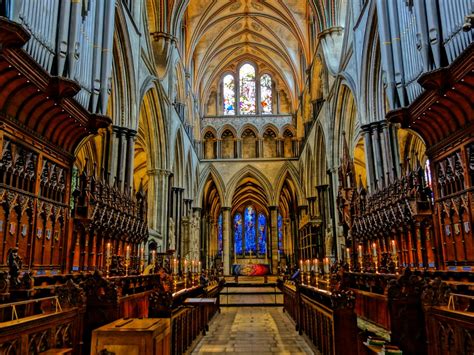 "Salisbury Cathedral interior" by Victor Naumenko at PicturesofEngland.com