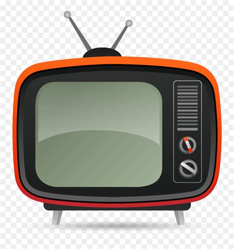 Cartoon Retro Tv Elements - Retro Tv Vector Png, Transparent Png - vhv