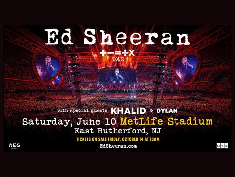 Ed Sheeran “+ - = ÷ x Tour”