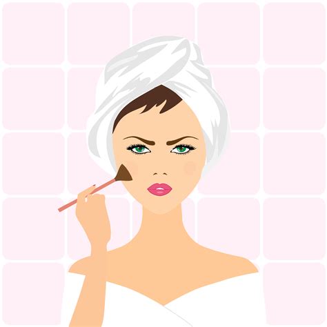 Download Image Of Woman Applying Makeup SVG | FreePNGImg