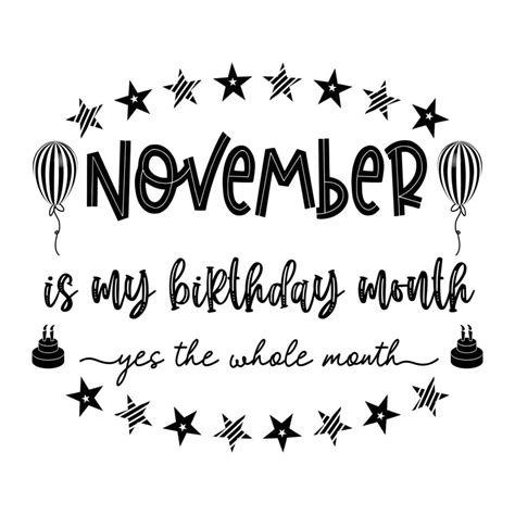 November is my birthday month yes the whole month . November Birthday. Birthday Celebration ...