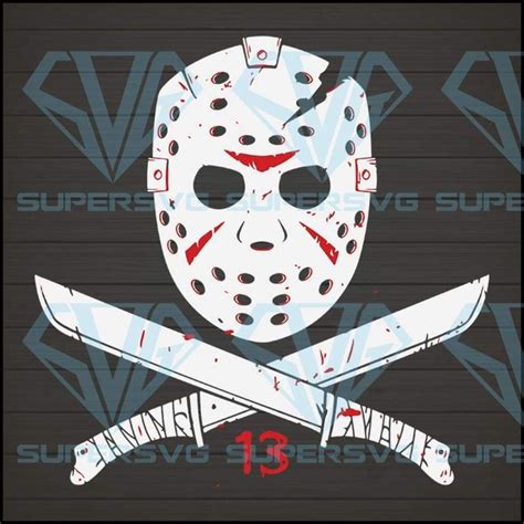 Jason Mask Jason Voorhees Svg Jason Voorhees Halloween Svg | Jason mask ...