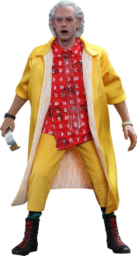 Emmett Brown, Doc Brown, Sideshow Toys, Sideshow Collectibles, Yellow Coat, Yellow Pants, Mug ...