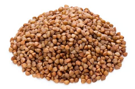 Premium Photo | Buckwheat cereal grains isolated