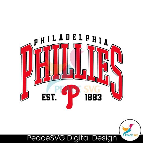 Vintage MLB Team Philadelphia Phillies Est 1883 SVG Cricut File » PeaceSVG