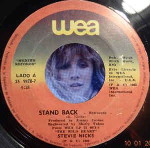 Stevie Nicks - Stand Back (1983, Vinyl) | Discogs