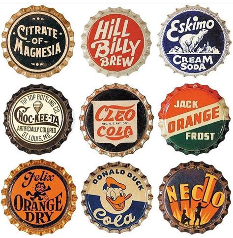 Vintage Soda Bottle Caps