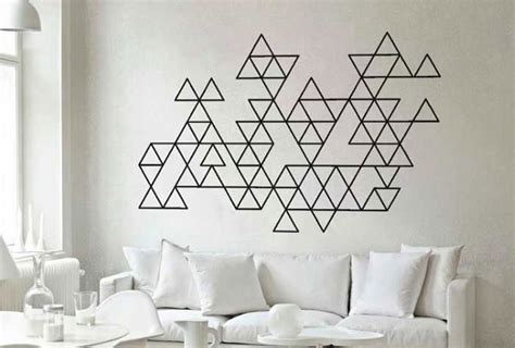 15 Washi Tape Wall Art Ideas You Can Choose for Home Décor | Tape wall ...