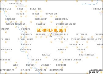 Schmalkalden (Germany) map - nona.net