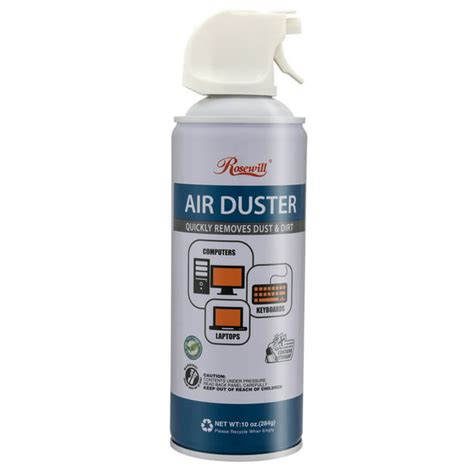 Compressed Gas Air Duster, 10 oz Computer Keyboard Cleaning Spray (1 ...