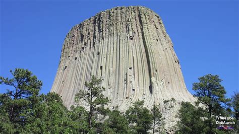 USA Devils Tower National Monument Teufelsturm Wyoming Bear Lodge Butte Black Hills Devil's ...