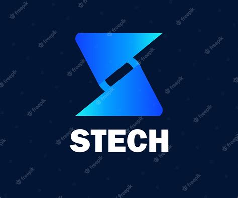 Premium Vector | Tech startup logo