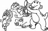 Barney And Friends Coloring Page  Wecoloringpagecom sketch template