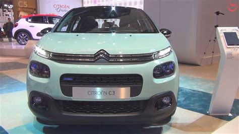 Citroën C3 PureTech 82 BVM Feel (2017) Exterior and Interior - YouTube