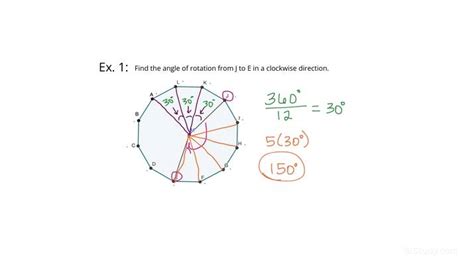 Finding an Angle of Rotation | Geometry | Study.com