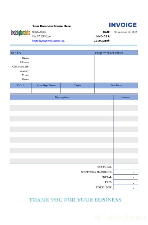 Free Invoice Spreadsheet with Mac Invoice Template — db-excel.com