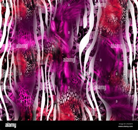 colorful animal prints, fabric patterns Stock Photo - Alamy