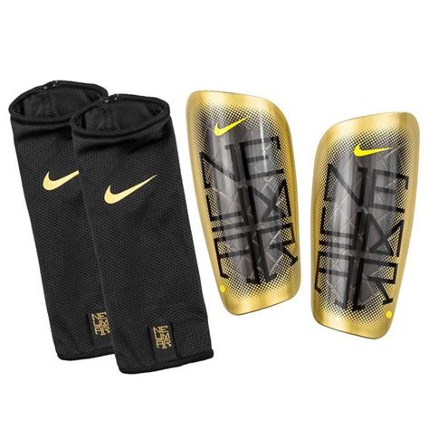 Nike Shin Pads Mercurial Lite Neymar Jr. Gold/Black | www.unisportstore.com