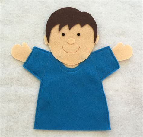 Joy Boy Hand Puppet PATTERN Joy School PDF Full Color