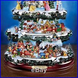 Disney Tabletop Christmas Tree Wonderful World Of Disney Rotating Musical Lights – Christmas ...