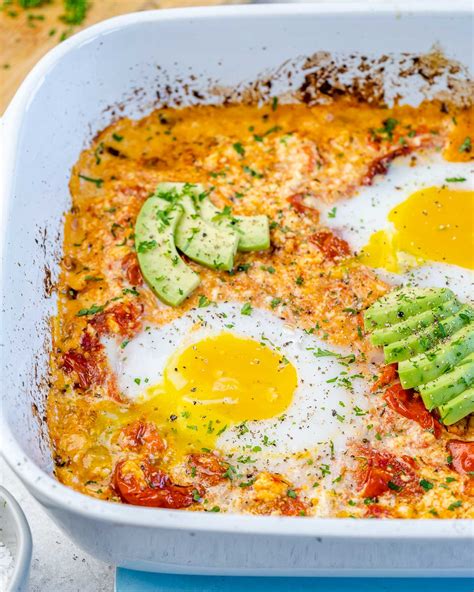 Baked Feta Egg Breakfast | Clean Food Crush