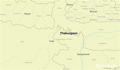 Where is Thakurgaon, Bangladesh? / Thakurgaon, Rangpur Division Map ...