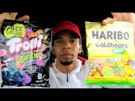 Trolli Sour Gummy Worms vs Haribo Sour Gummy Bears Which One is Better ...