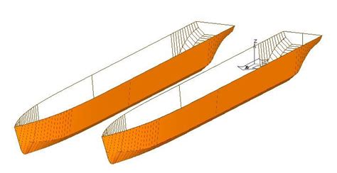 Completed Basic design for Passenger ferry Catamaran type