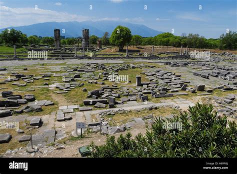 Ruins of the ancient city of Philippi, Greece, Europe Stock Photo - Alamy