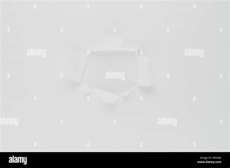 white ripped paper background Stock Photo - Alamy