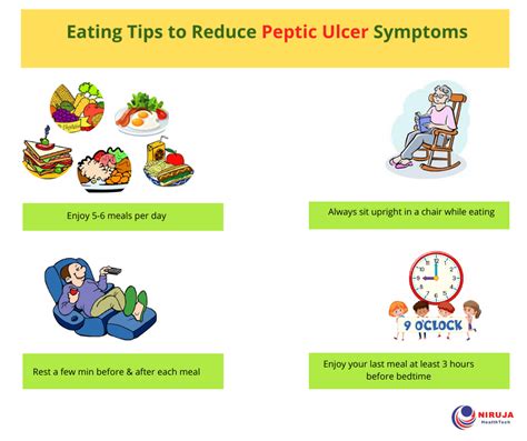 Eating tips to reduce Peptic Ulcer Symptoms