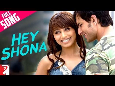 Hey Shona Song || Ta Ra Rum Pum ||Saif Ali Khan, Rani Mukerji || Shaan, Sunidhi Vishal - Shekhar ...