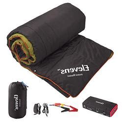 Elevens 3-in-1 Battery Powered Heated Blanket for 4-Seas