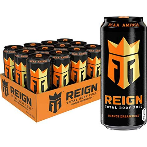 (12 Cans) Reign Total Body Fuel Energy Drink, Orange Dreamsicle, 16 fl oz - Walmart.com ...