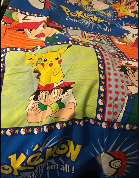 1998 Pokémon Quilt Cover Single Bed - Etsy