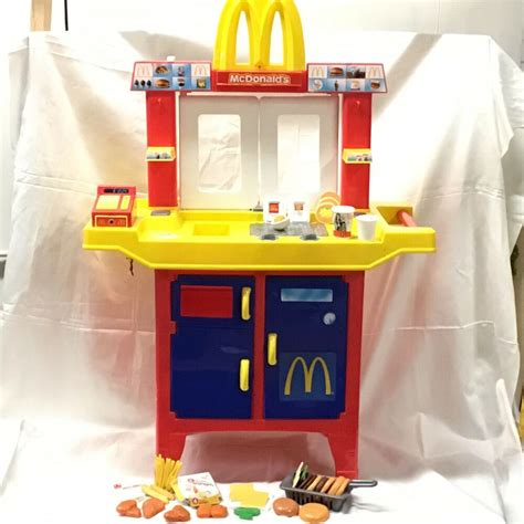 McDonalds Vtg Drive Thru Restaurant w/ Sounds&Food Pretend Work At McDonalds Toy in 2020 ...