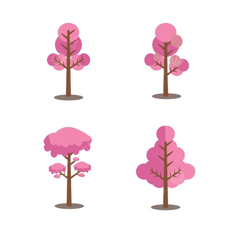 Cherry Blossom Illustration Hd Transparent, Cherry Blossom Tree Illustration, Tree, Flower ...