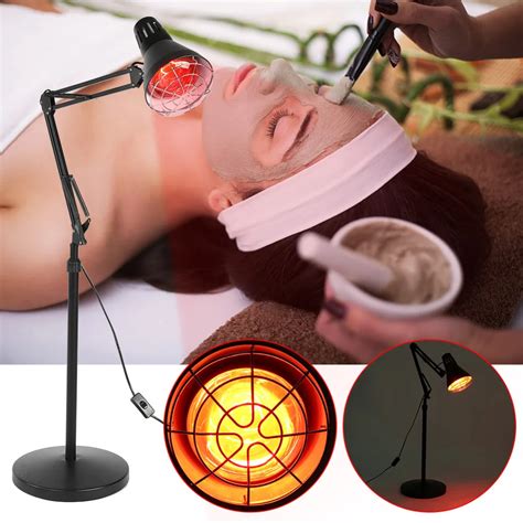 275W Adjustable Temperature Infrared Light Heating Therapy Lamp Muscle Pain Cold Relief Lamp ...