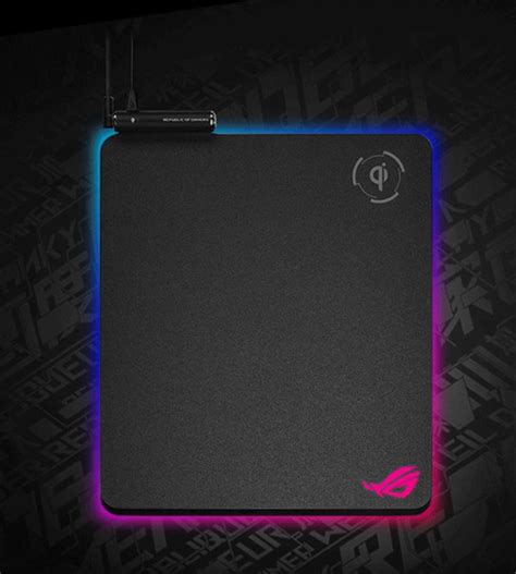 Asus' RGB Mouse Pad Doubles as a Wireless Charger | Tom's Guide