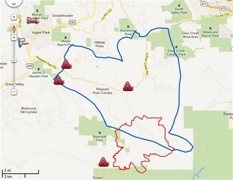 Map Lower North Fork Fire 2139 3-28-2012 - Wildfire Today